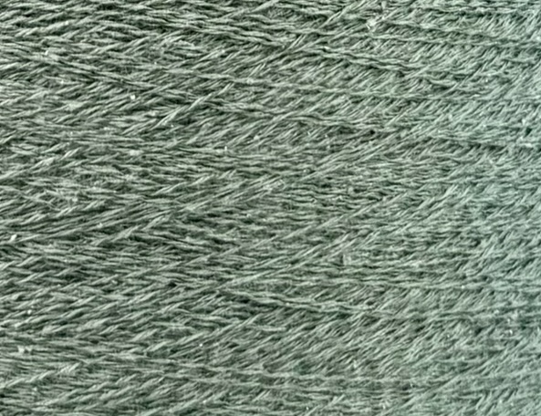 Toscano S.r.L. Art. Spezz 852 Nm 2/34 – Garn aus Seide, Baumwolle und Viskose col. 944 Pudriges Salbeigrün